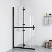 Inloopdouchewand inklapbaar 80x190 cm ESG-glas