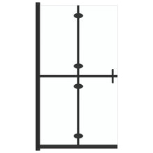 Inloopdouchewand Inklapbaar Esg-Glas Transparant 110 x 190 cm Doorzichtig