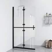 Inloopdouchewand 100x190 cm halfmat inklapbaar