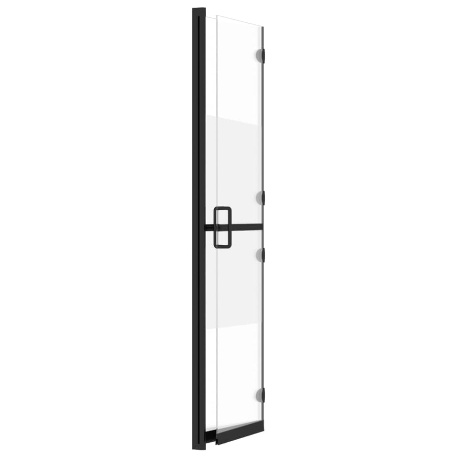 Inloopdouchewand inklapbaar 120x190 cm ESG-glas halfmat 120 x 190 cm Halfmat