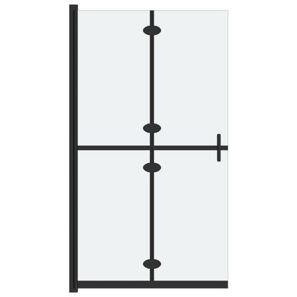 Inloopdouchewand inklapbaar 70x190 cm ESG-glas mat 70 x 190 cm