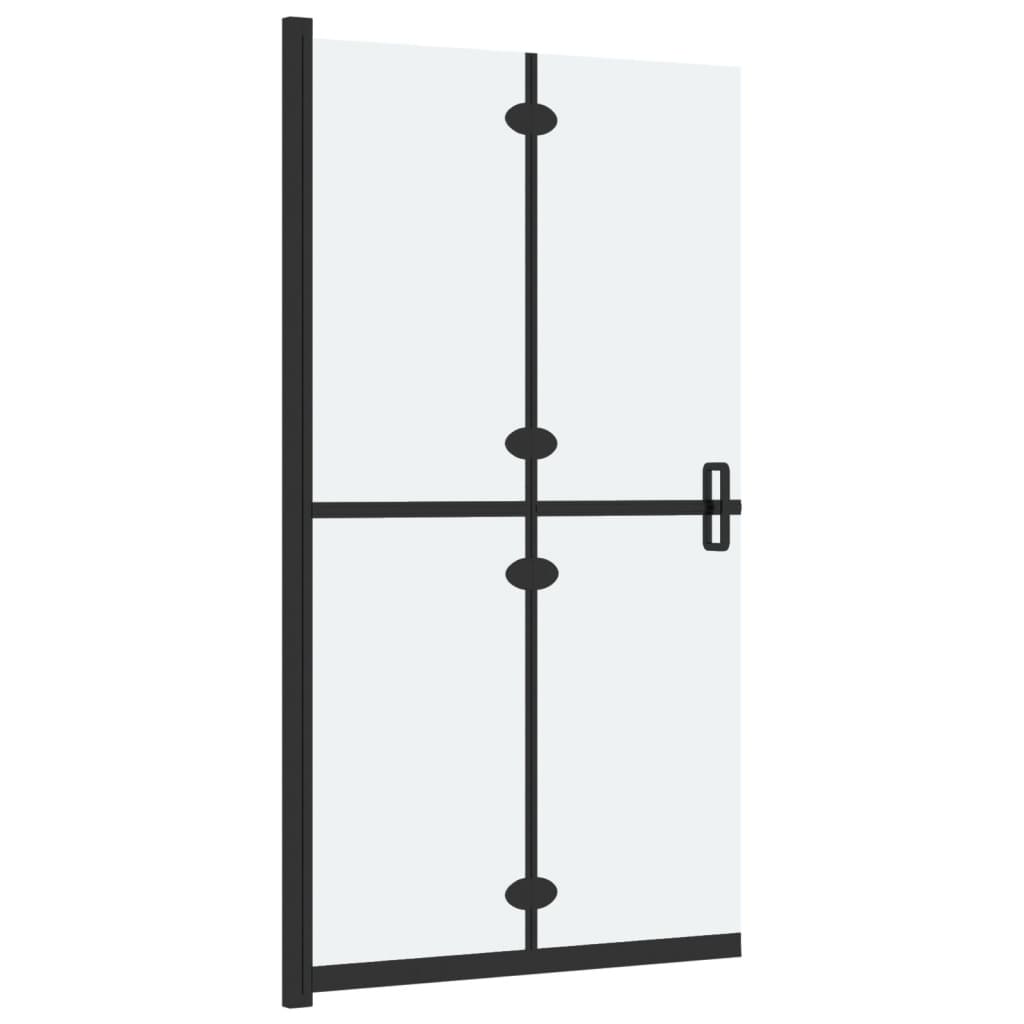 Inloopdouchewand inklapbaar 70x190 cm ESG-glas mat 70 x 190 cm