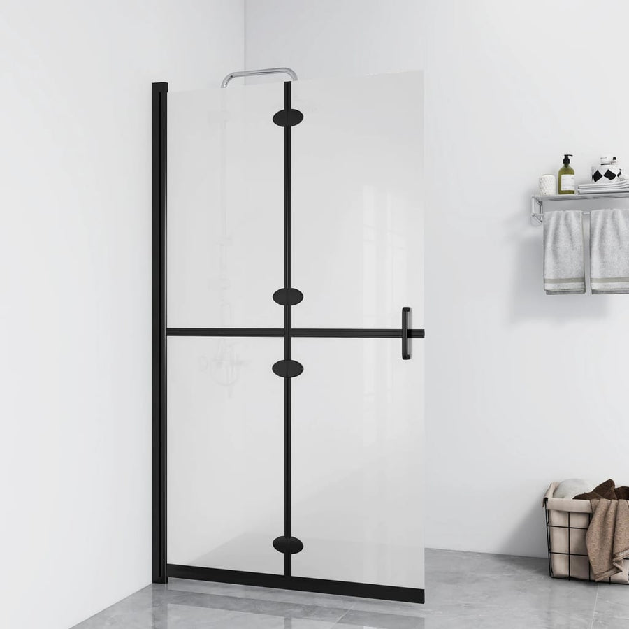 Inloopdouchewand Inklapbaar 70X190 Cm Esg-Glas Transparant