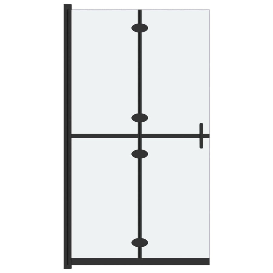 Inloopdouchewand Inklapbaar Esg-Glas 80 x 190 cm Mat