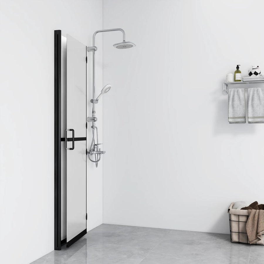 Inloopdouchewand Inklapbaar Esg-Glas 80 x 190 cm Mat