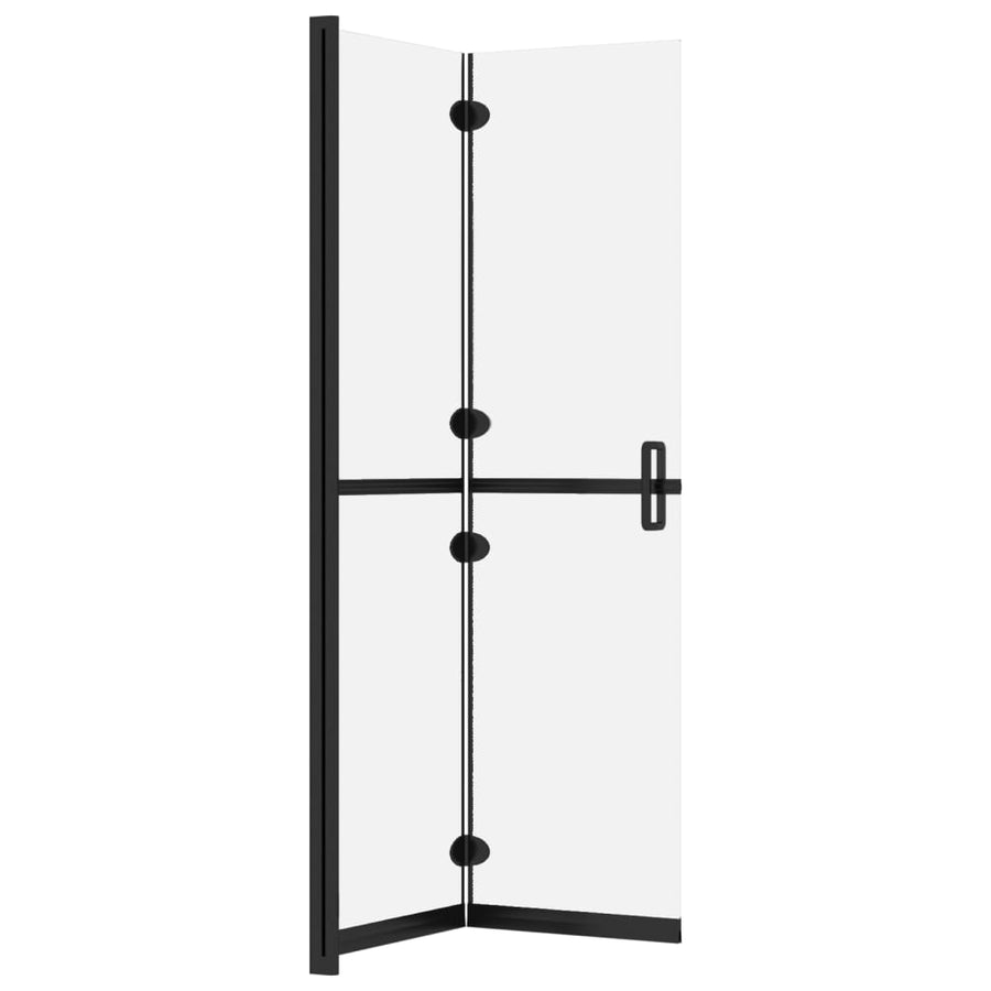 Inloopdouchewand Inklapbaar Esg-Glas 80 x 190 cm Mat