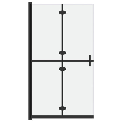 Inloopdouchewand inklapbaar 100x190 cm ESG-glas mat 100 x 190 cm