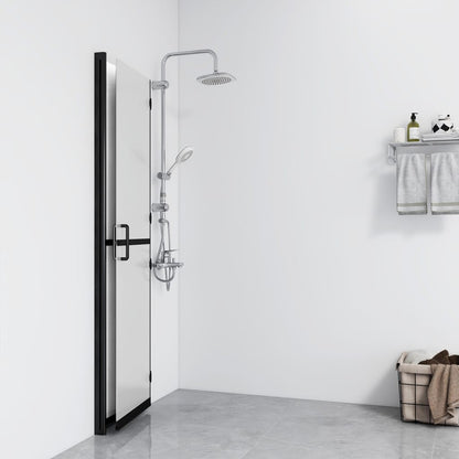 Inloopdouchewand inklapbaar 110x190 cm ESG-glas mat 110 x 190 cm