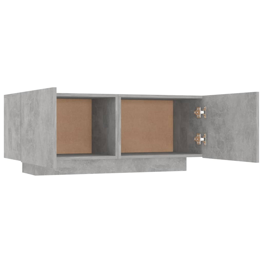Nachtkastje 00X35X40 Cm Spaanplaat Betongrijs