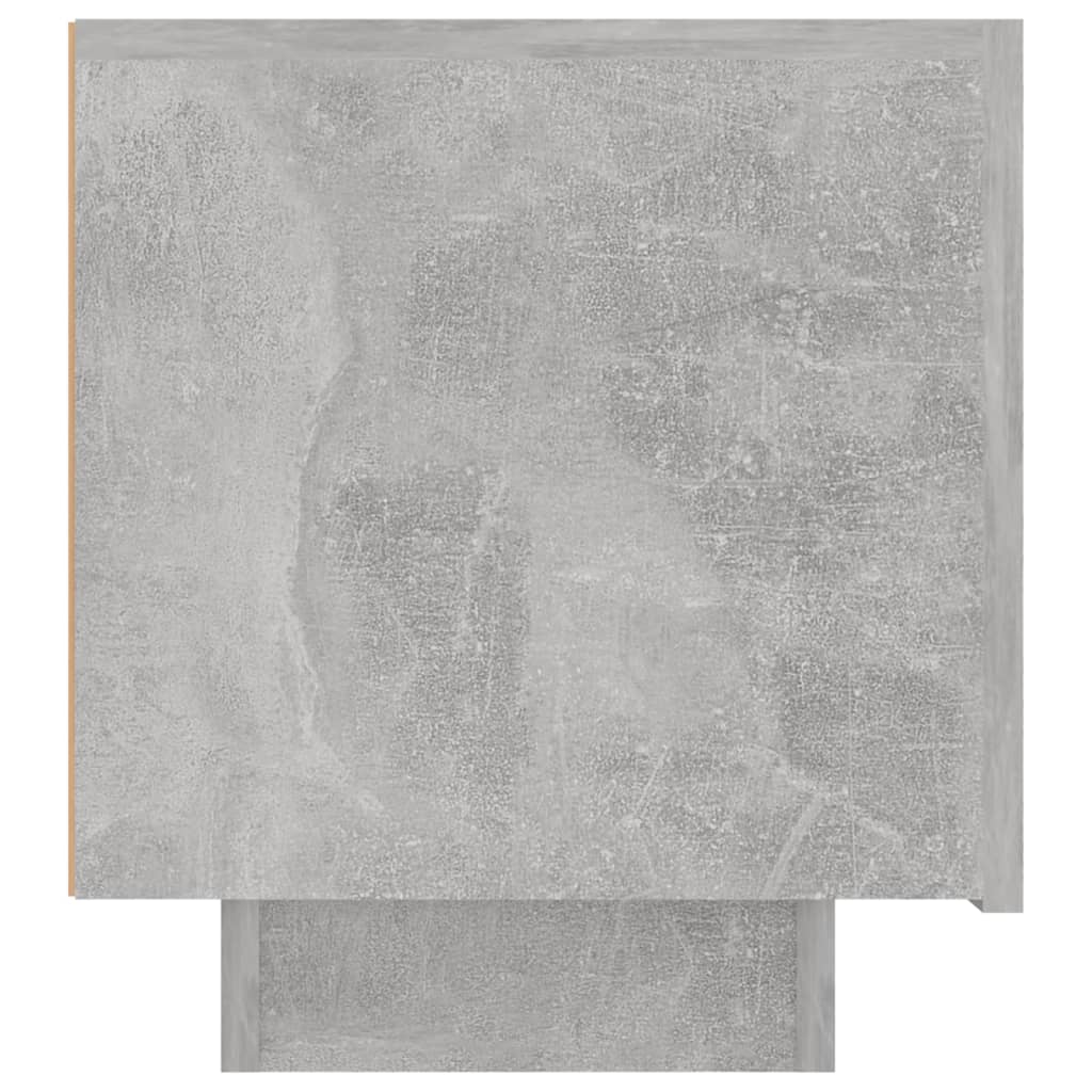 Nachtkastje 00X35X40 Cm Spaanplaat Betongrijs