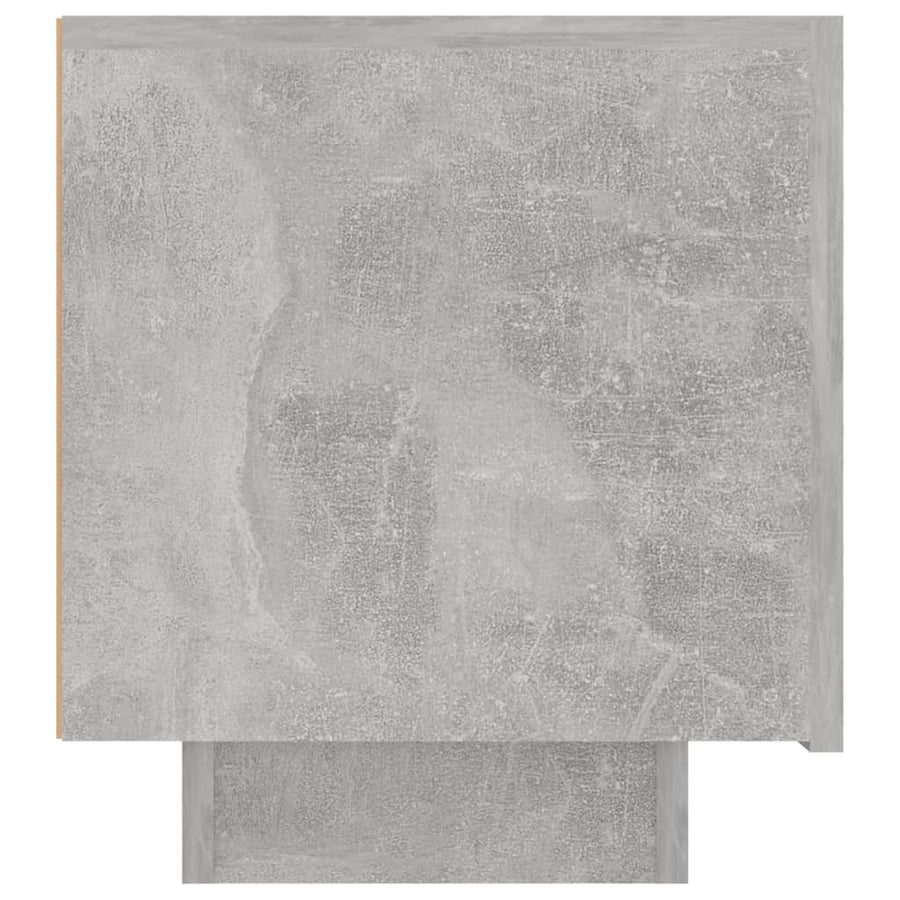 Nachtkastje 00X35X40 Cm Spaanplaat Betongrijs
