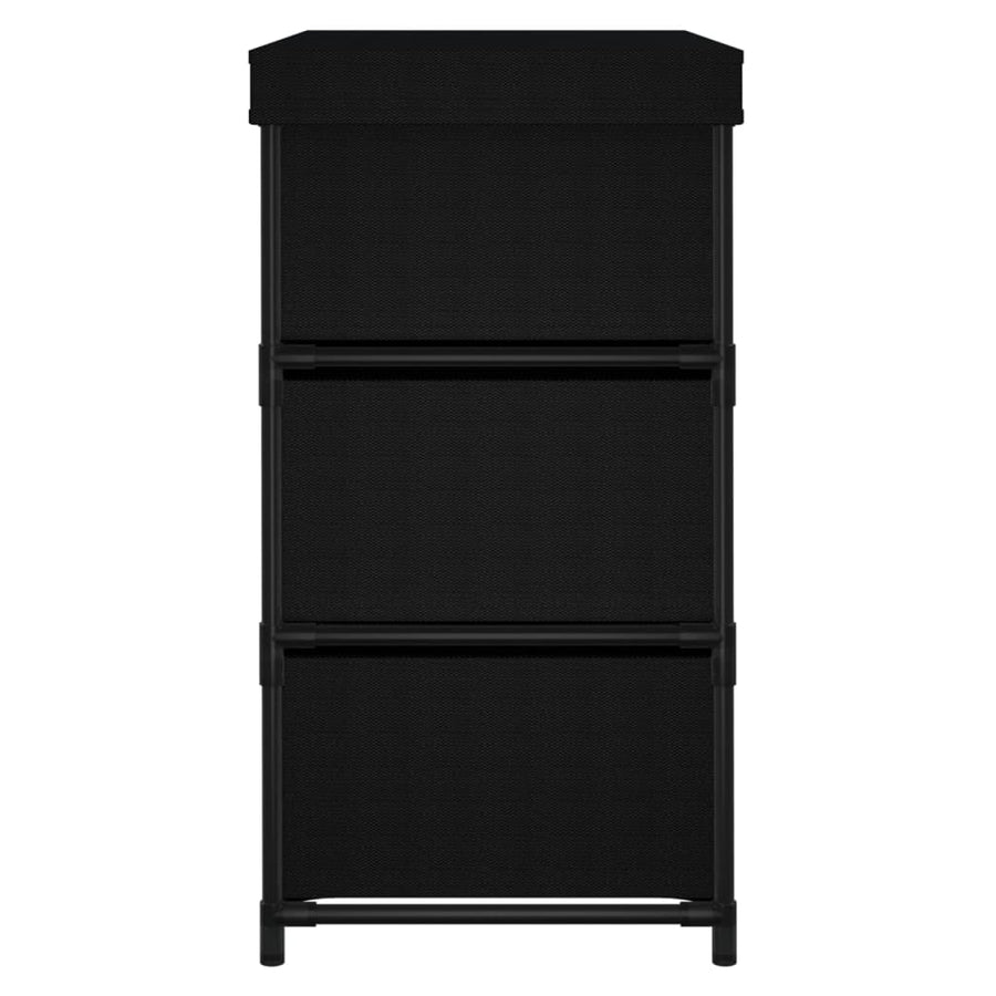Opbergkast Met 6 Lades 55X29X55 Cm Staal Zwart