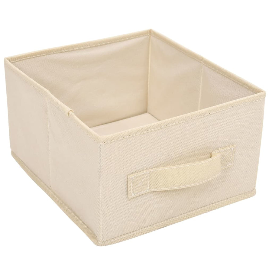 Opbergkast Met 6 Lades 55X29X55 Cm Staal Crèmekleurig