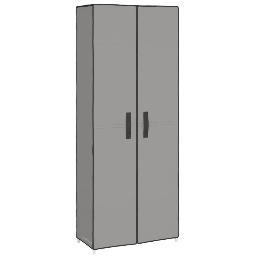 Schoenenkast 60X30X166 Cm Stof Grijs