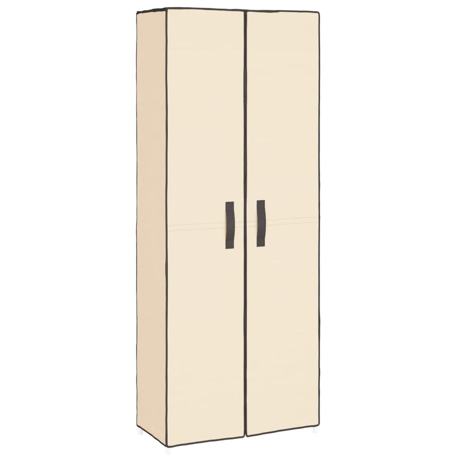 Schoenenkast Stof Kleurig 60 x 30 x 166 cm Crème