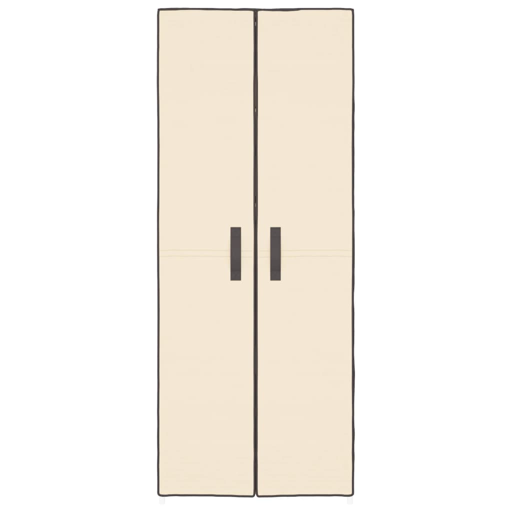 Schoenenkast Stof Kleurig 60 x 30 x 166 cm Crème