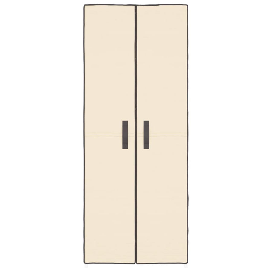 Schoenenkast Stof Kleurig 60 x 30 x 166 cm Crème