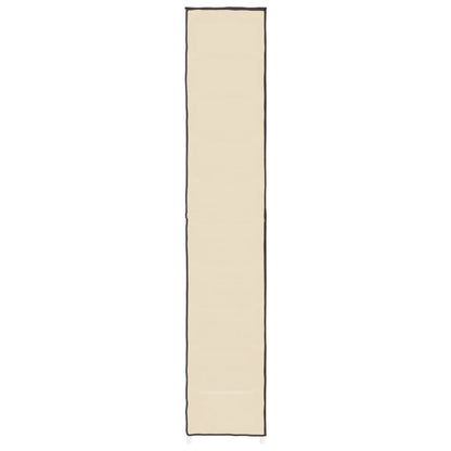 Schoenenkast Stof Kleurig 60 x 30 x 166 cm Crème
