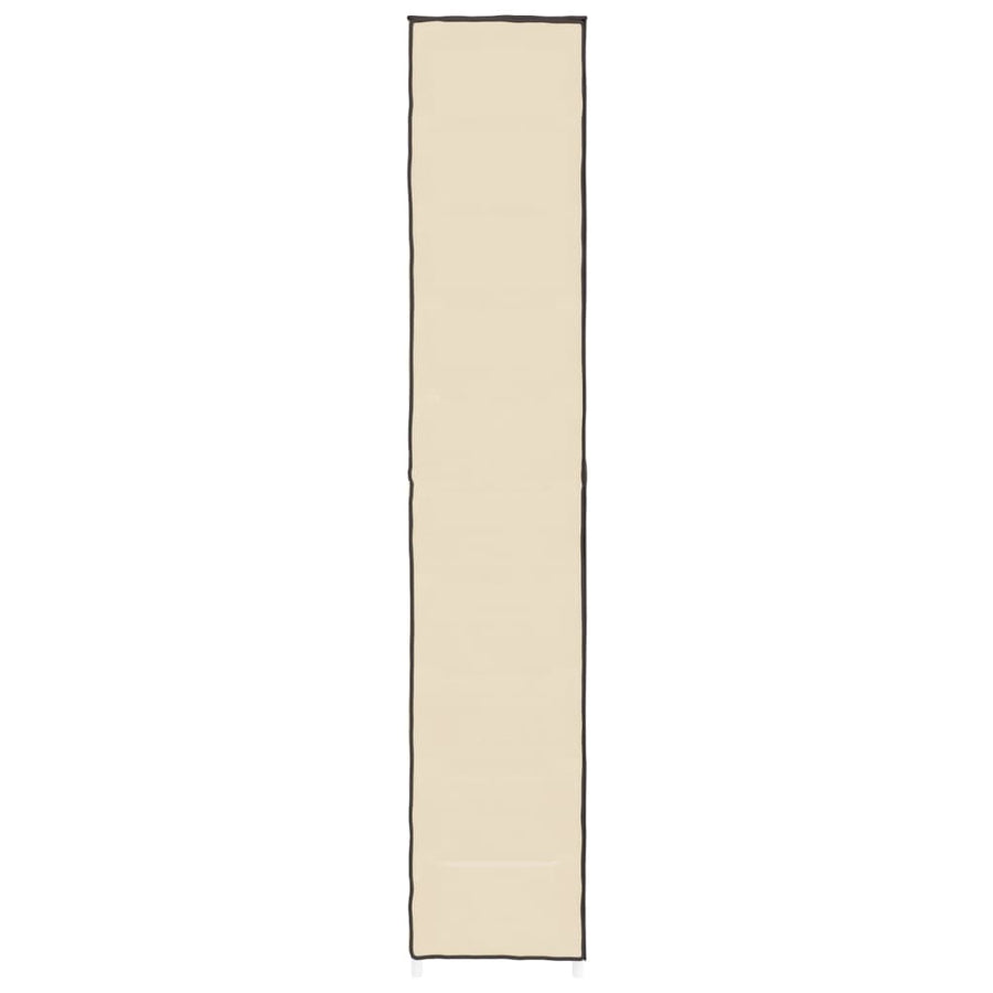 Schoenenkast Stof Kleurig 60 x 30 x 166 cm Crème