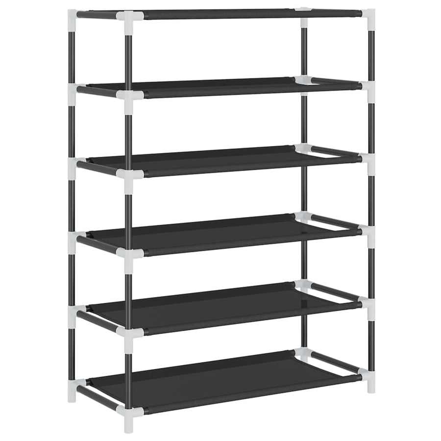 Schoenenkast 60X30X90 Cm Stof Zwart