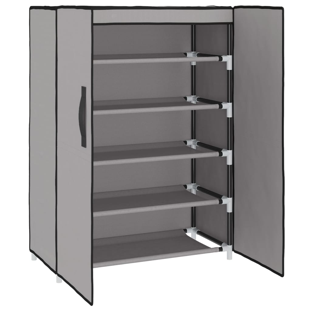 Schoenenkast Stof 60 x 28 x 90 cm Grijs