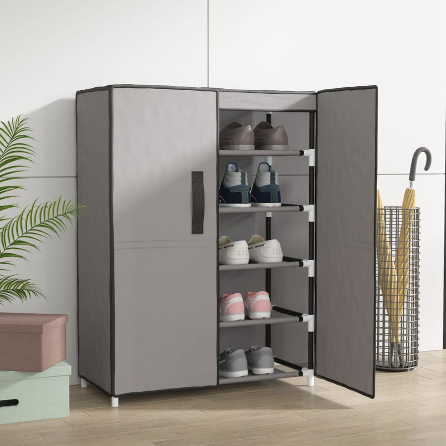 Schoenenkast Stof 60 x 28 x 90 cm Grijs