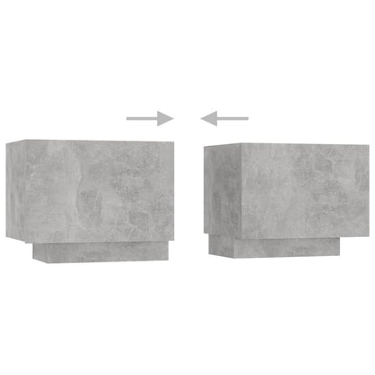 Tv-Meubel Met Led-Verlichting 300X35X40 Cm Betongrijs