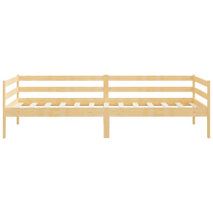 Slaapbank Massief Grenenhout 90X200 Cm Naturel