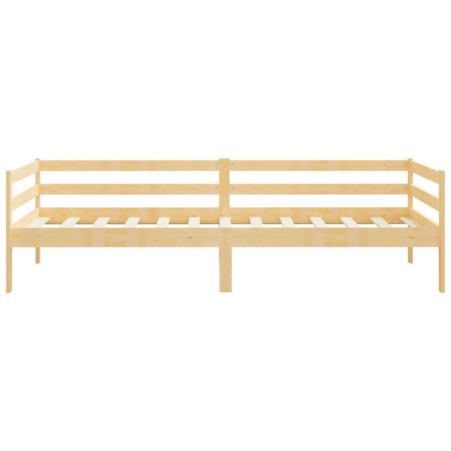 Slaapbank Massief Grenenhout 90X200 Cm Naturel