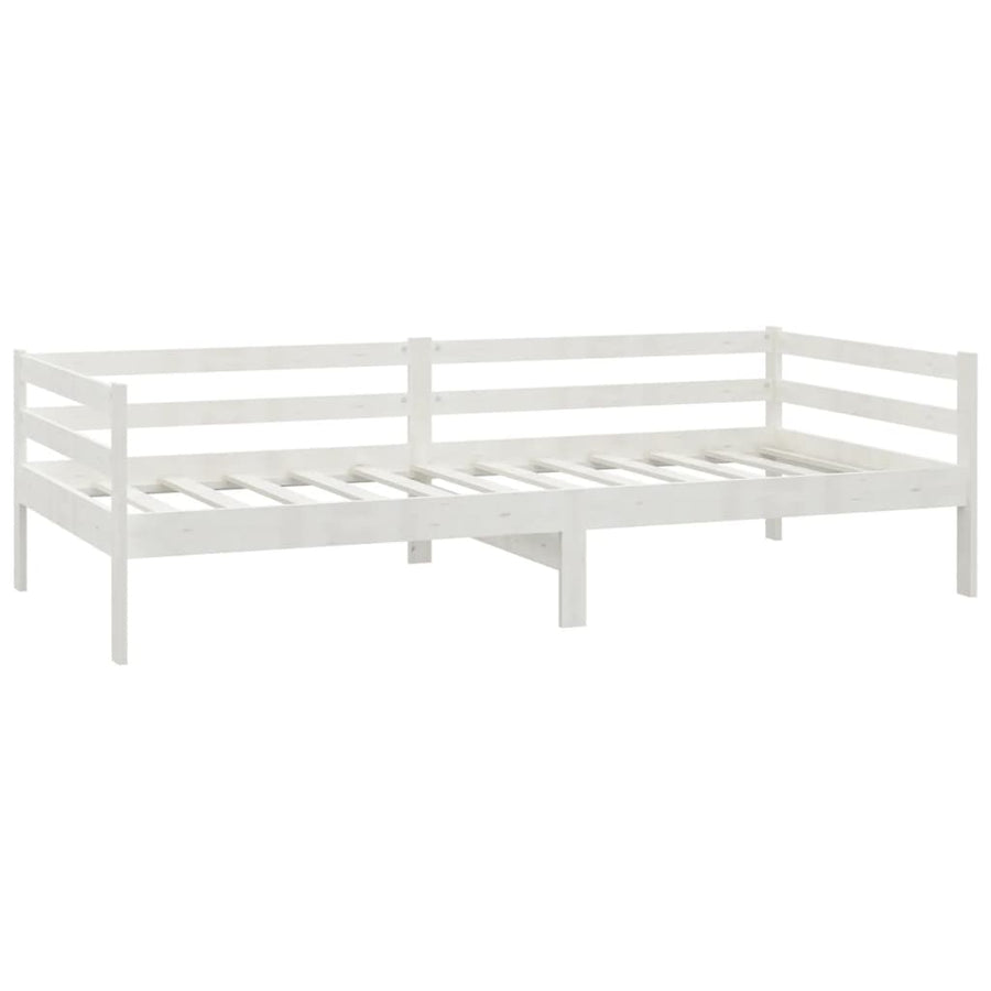 Slaapbank Massief Grenenhout 90X200 Cm Wit