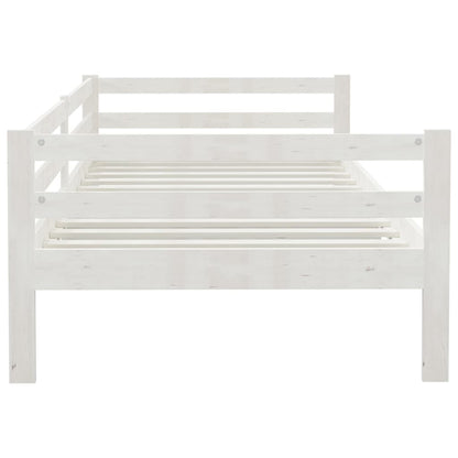 Slaapbank Massief Grenenhout 90X200 Cm Wit