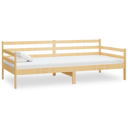 Slaapbank Massief Grenenhout 90X200 Cm Naturel