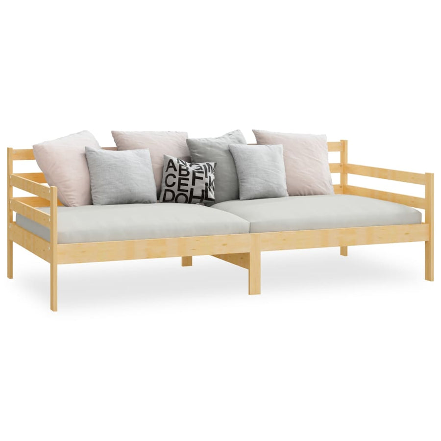 Slaapbank Massief Grenenhout 90X200 Cm Naturel