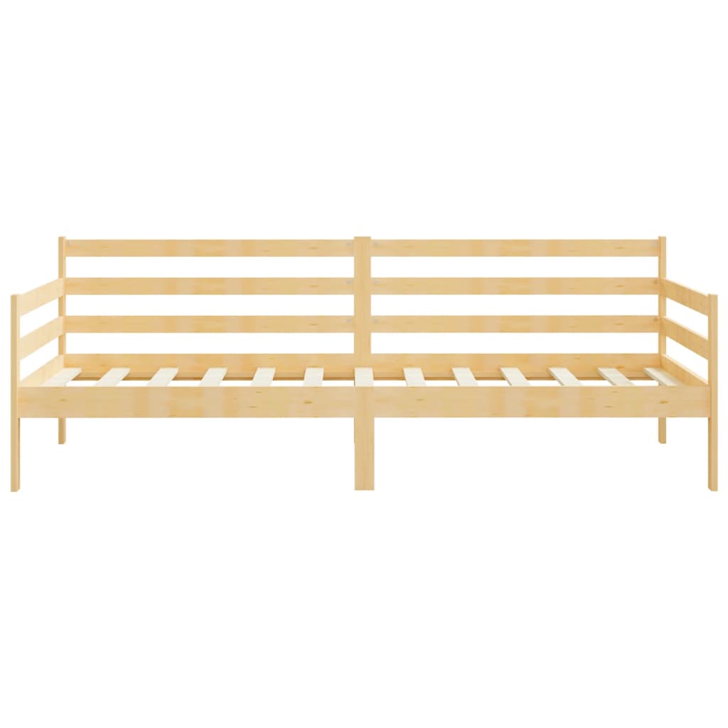 Slaapbank Massief Grenenhout 90X200 Cm Naturel