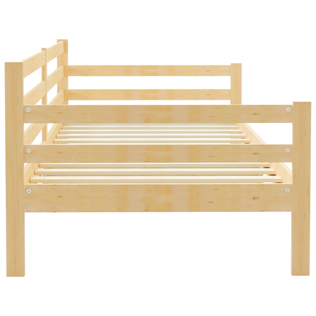 Slaapbank Massief Grenenhout 90X200 Cm Naturel