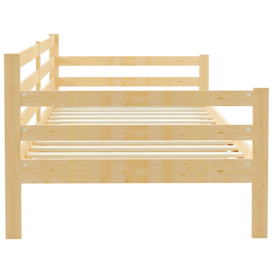 Slaapbank Massief Grenenhout 90X200 Cm Naturel