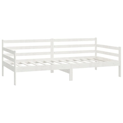 Slaapbank Massief Grenenhout 90X200 Cm Wit