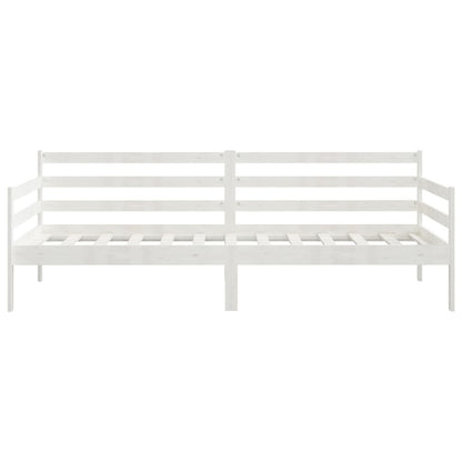Slaapbank Massief Grenenhout 90X200 Cm Wit