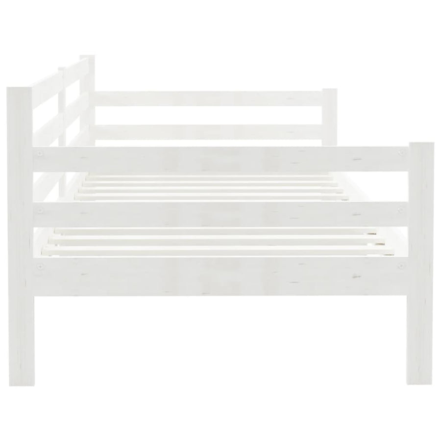 Slaapbank Massief Grenenhout 90X200 Cm Wit