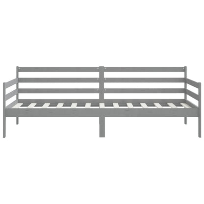 Slaapbank Massief Grenenhout 90X200 Cm Grijs
