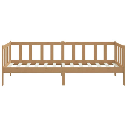 Bedbank Massief Grenenhout 90X200 Cm Honingbruin