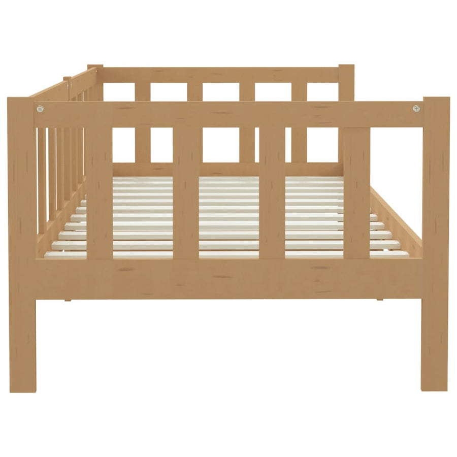 Bedbank Massief Grenenhout 90X200 Cm Honingbruin