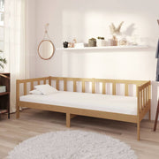 Bedbank massief grenenhout 90x200 cm honingbruin