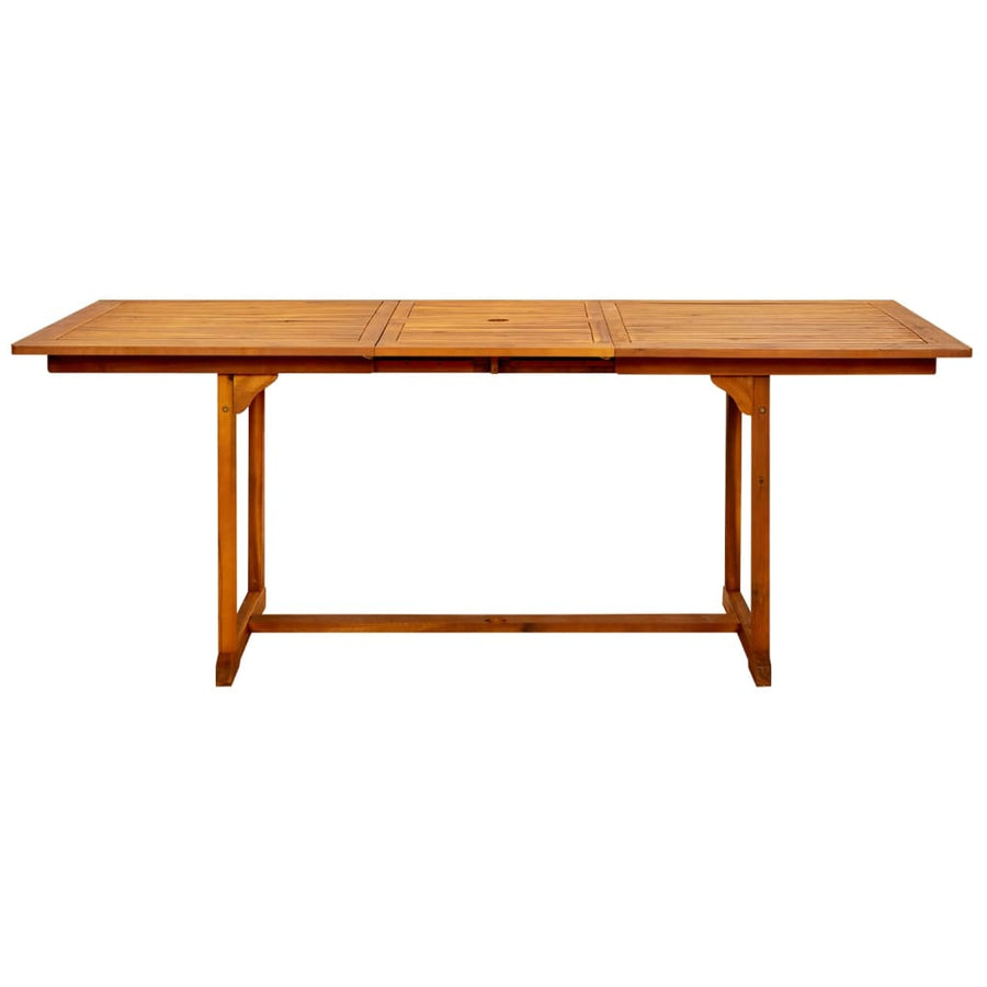 Tuintafel (50-200)X00X75 Cm Massief Acaciahout 200 x 100 x 75 cm Rechthoekig