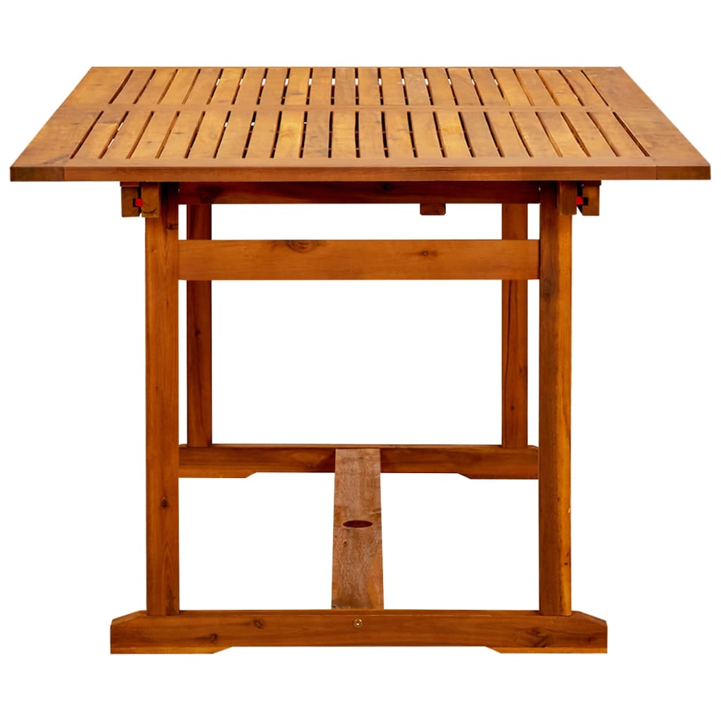 Tuintafel (50-200)X00X75 Cm Massief Acaciahout 200 x 100 x 75 cm Rechthoekig