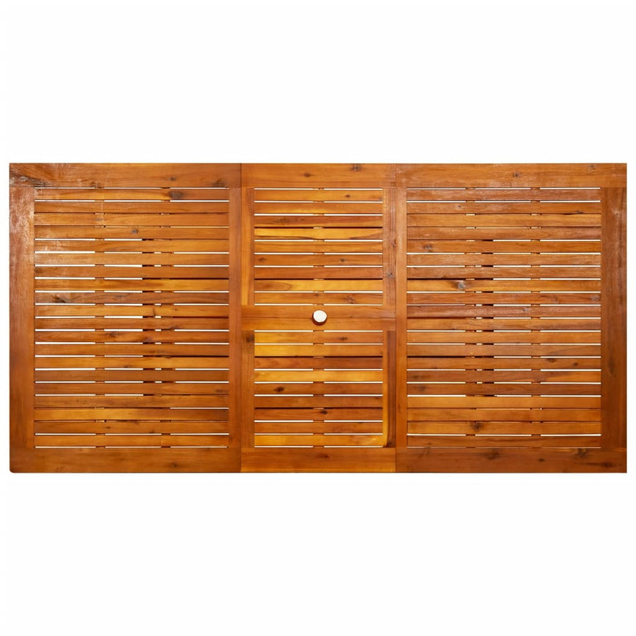 Tuintafel (50-200)X00X75 Cm Massief Acaciahout 200 x 100 x 75 cm Rechthoekig
