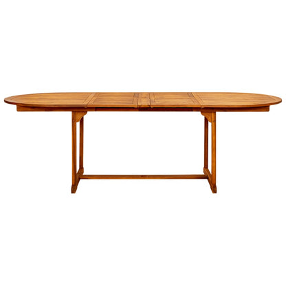 Tuintafel (160-240)X100X75 Cm Massief Acaciahout 240 x 100 x 75 cm