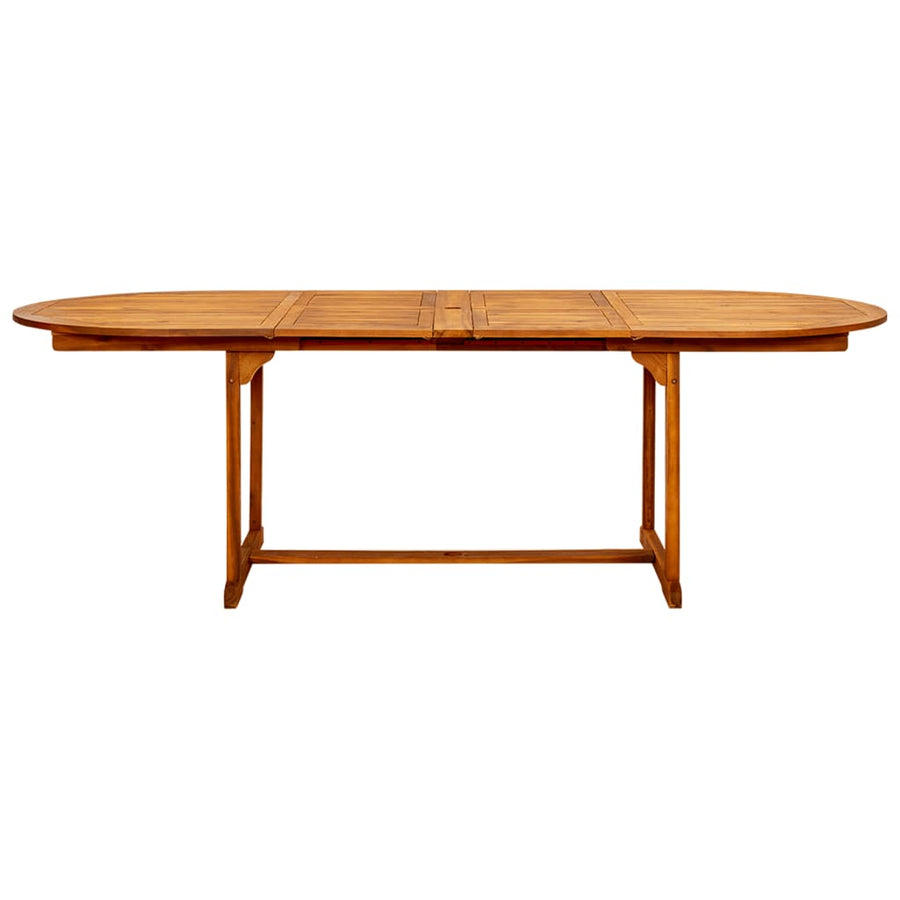 Tuintafel (160-240)X100X75 Cm Massief Acaciahout 240 x 100 x 75 cm