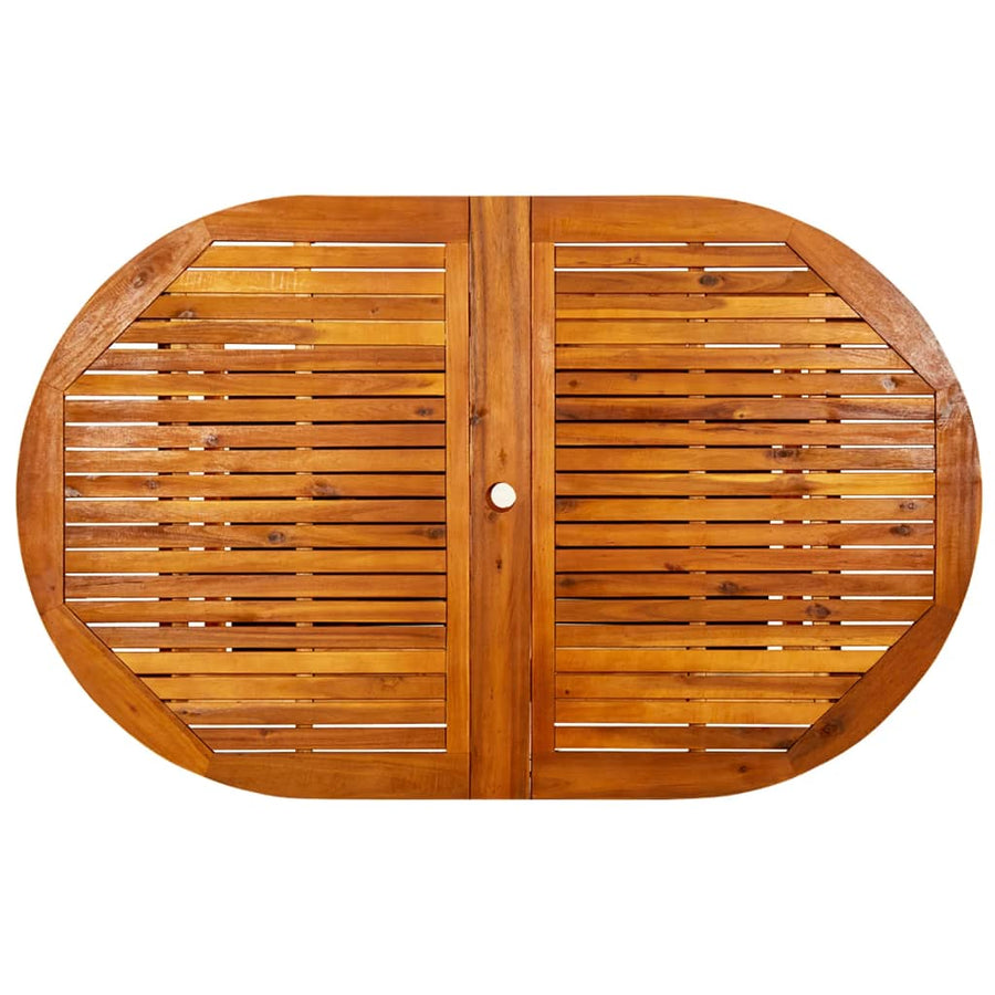 Tuintafel (160-240)X100X75 Cm Massief Acaciahout 240 x 100 x 75 cm