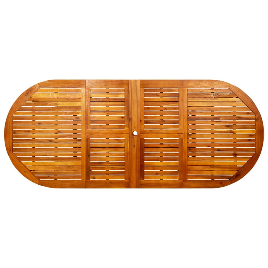Tuintafel (160-240)X100X75 Cm Massief Acaciahout 240 x 100 x 75 cm